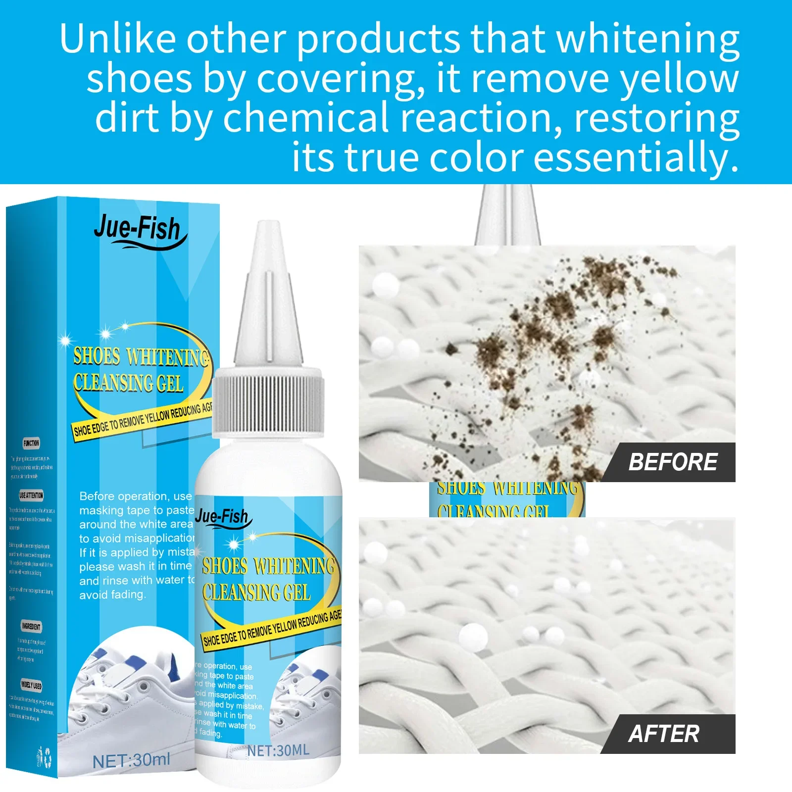 White Shoes Cleaning Gel Stain - Sneaker Care Spray review and price