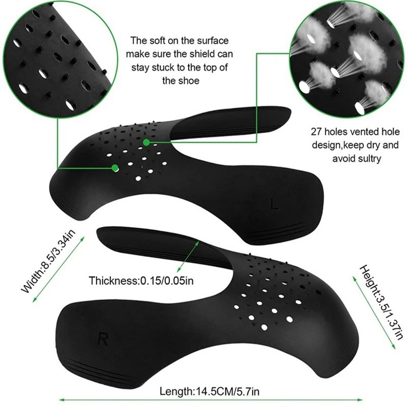 5Pairs Lightweight Anti Crease - Crease Protector Toe review and price